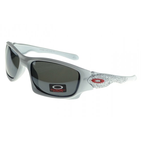 Oakley Asian Fit Sunglass White Frame Gray Lens-Oakley By Fashion