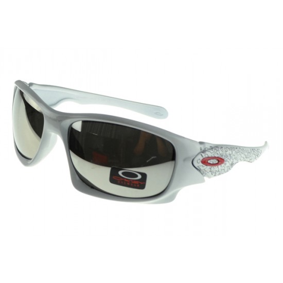 Oakley Asian Fit Sunglass White Frame Silver Lens-Oakley USA Free