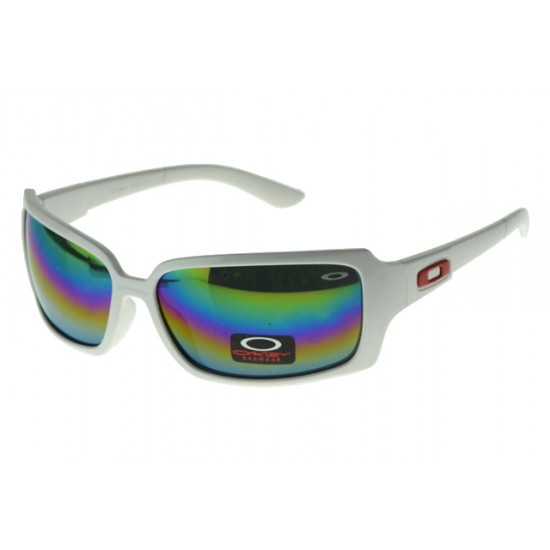 Oakley Asian Fit Sunglass White Frame Colored Lens-Oakley Online Style