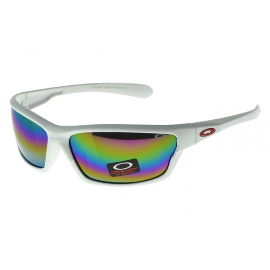 Oakley Asian Fit Sunglass White Frame Colored Lens-Oakley Amazing Selection