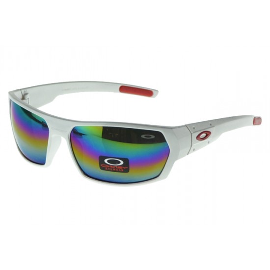 Oakley Asian Fit Sunglass White Frame Colored Lens-Oakley Store High Quality