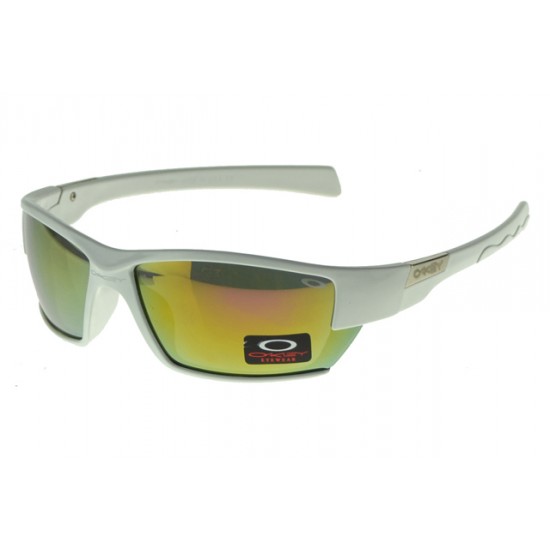 Oakley Asian Fit Sunglass White Frame Yellow Lens-Oakley US Save Off