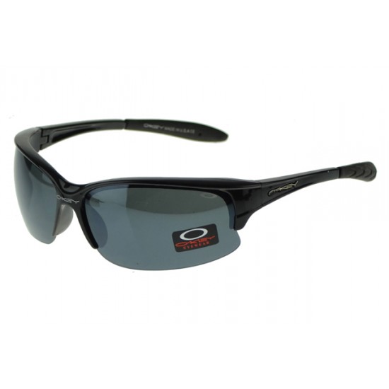 Oakley Asian Fit Sunglass Black Frame Gray Lens-Oakley US White Blue