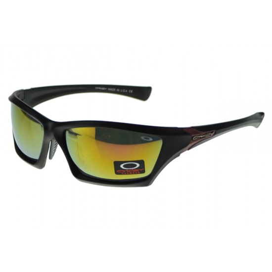 Oakley Asian Fit Sunglass Black Frame Yellow Lens-Oakley UK Outlet