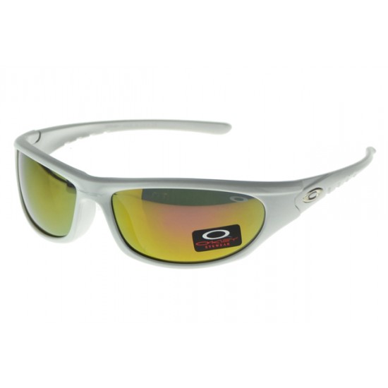 Oakley Asian Fit Sunglass White Frame Yellow Lens-Oakley Big Discount On Sale