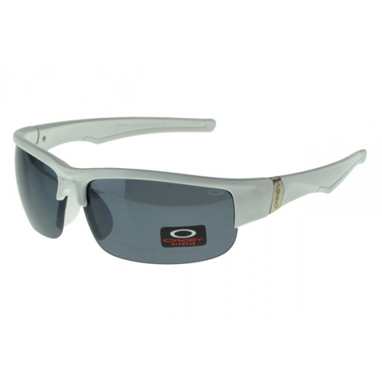 Oakley Asian Fit Sunglass White Frame Gray Lens-Oakley Italy