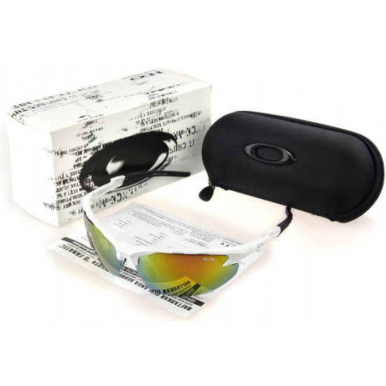 Oakley Commit Sunglass White Frame Yellow Lens-Oakley Hot Buy