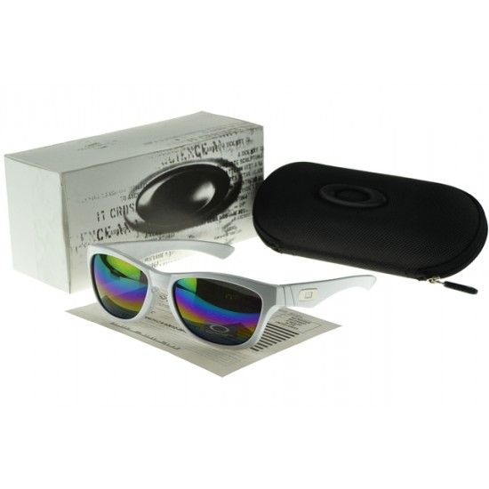 Oakley Frogskin Sunglass white Frame multicolor Lens-Oakley Great Deals