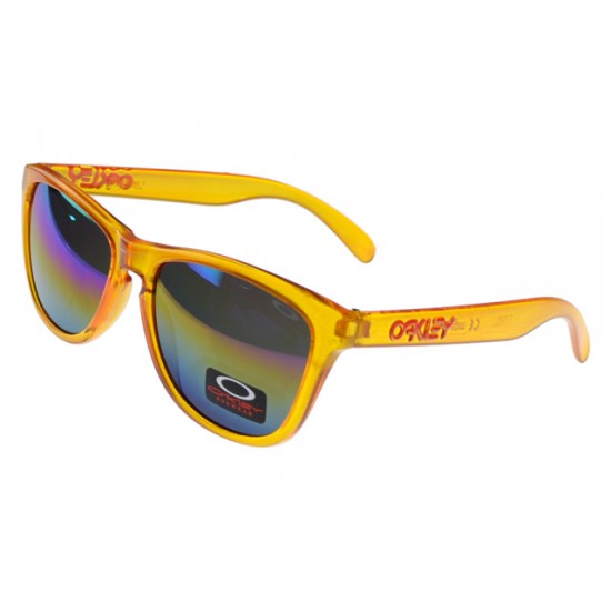 Oakley Frogskin Sunglass Yellow Frame Purple Lens-Oakley Online Shop