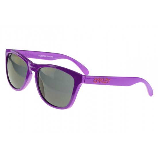 Oakley Frogskin Sunglass Purple Frame Black Lens-Oakley Outlet Online Shopping