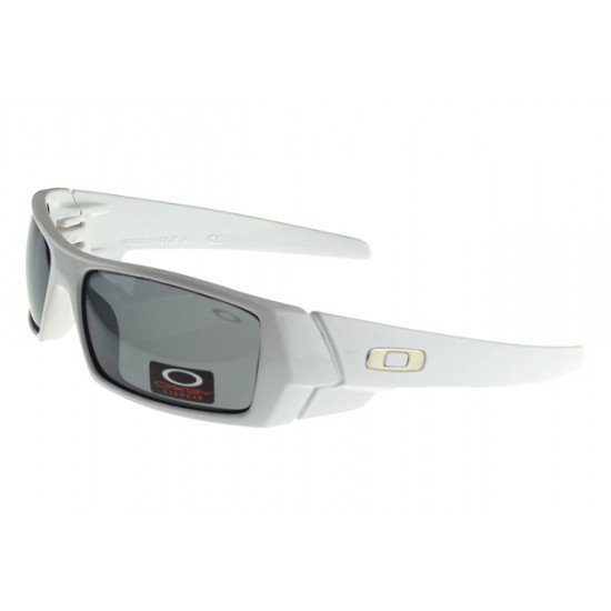Oakley Gascan Sunglass White Frame Black Lens-Oakley Sale Online