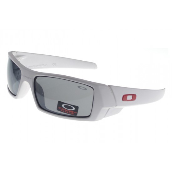 Oakley Gascan Sunglass White Frame Gray Lens-Oakley Tops Sale