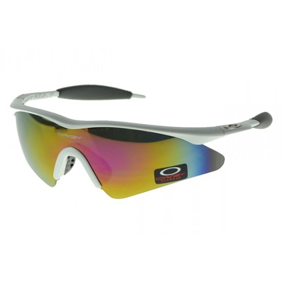 Oakley M Frame Sunglass White Frame Colored Lens-Oakley The Most Fashion Designs