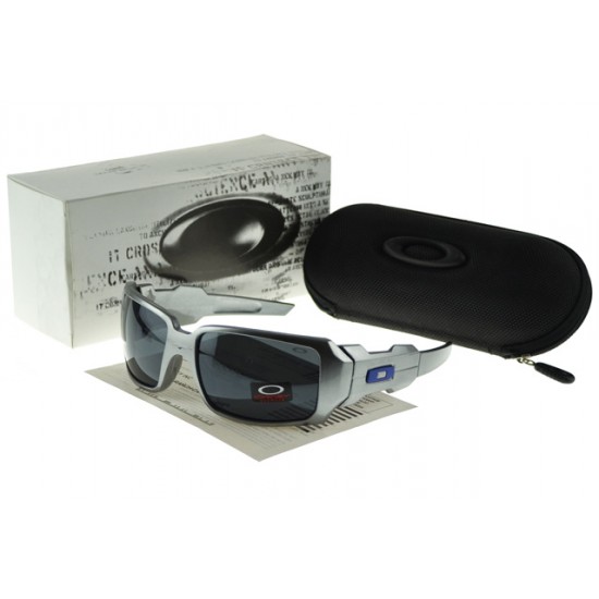 Oakley Oil Rig Sunglasse silver Frame blue Lens-Oakley Wholesale Price