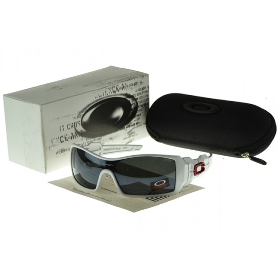 Oakley Oil Rig Sunglasse white Frame black Lens-Oakley Fashion