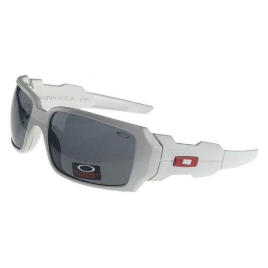 Oakley Oil Rig Sunglass White Frame Gray Lens-Oakley Attractive Design