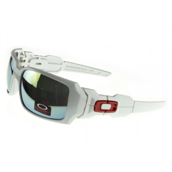 Oakley Oil Rig Sunglass White Frame Colored Lens-Oakley Dubai