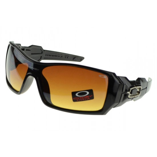 Oakley Oil Rig Sunglass Black Frame Brown Lens-Oakley New Available
