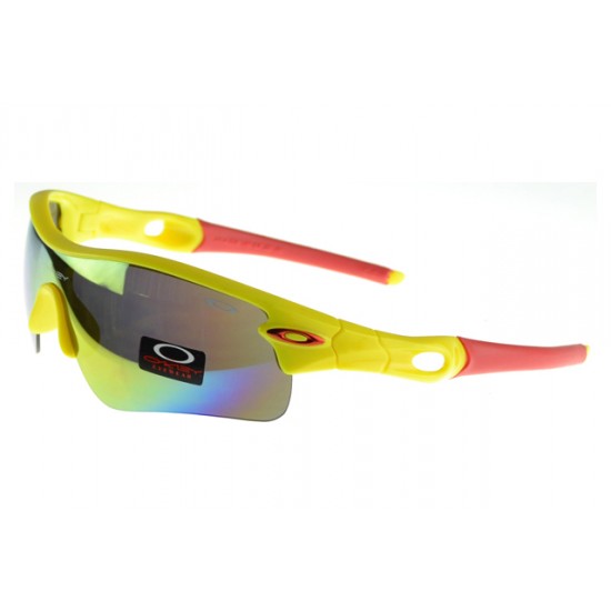 Oakley Radar Range Sunglass Yellow Frame Colored Lens-Oakley Red And Black