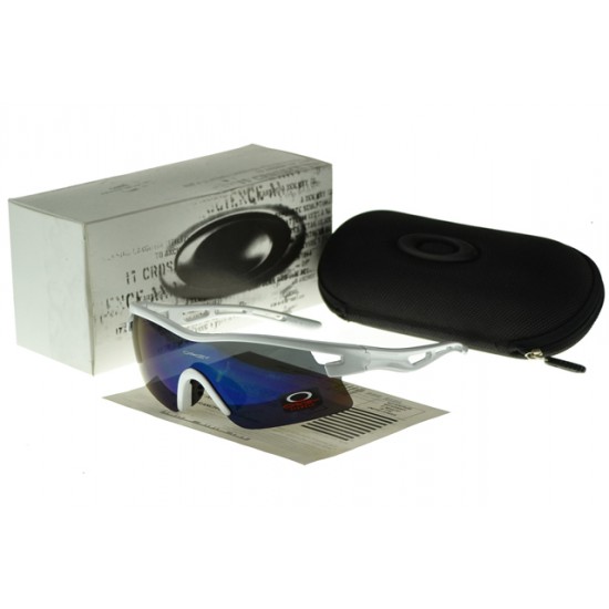 Oakley Sports Sunglass black Frame blue Lens-Oakley Discount