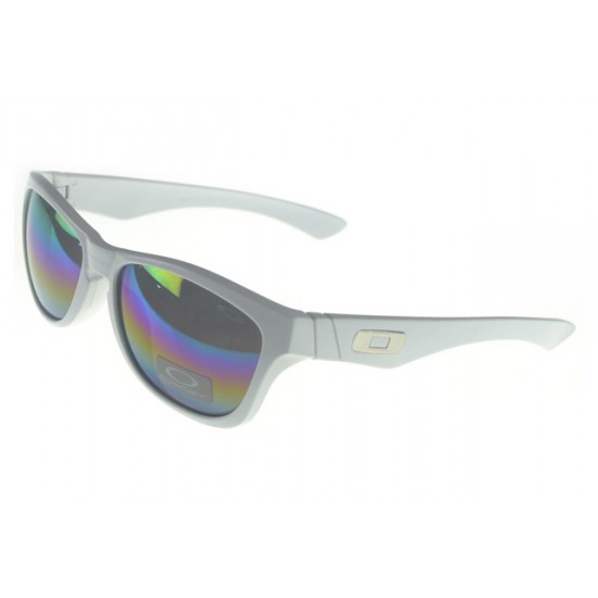 Oakley Frogskin Sunglass white Frame grey Lens-Oakley Wholesale Online