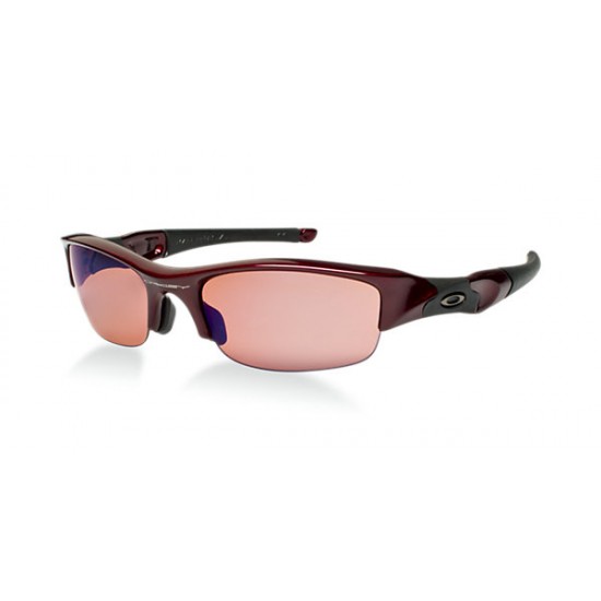 Oakley Sunglass FLAK JACKET ASIAN FIT Red And Red