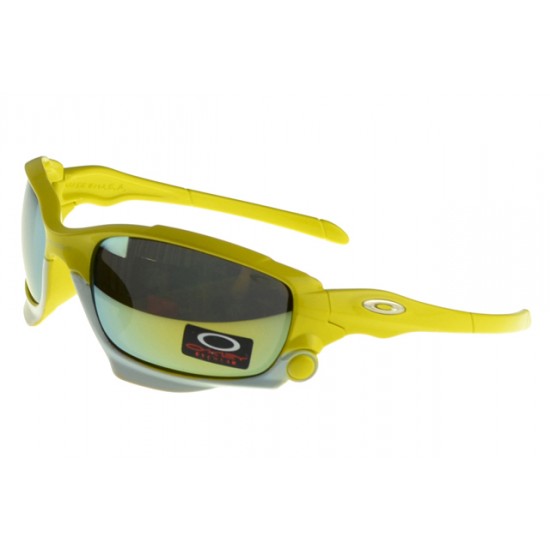 Oakley Monster Dog Sunglass yellow Frame green Lens-Oakley Designer Fashion
