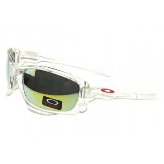 Oakley Monster Dog Sunglass white Frame yellow Lens-Oakley Discount Online